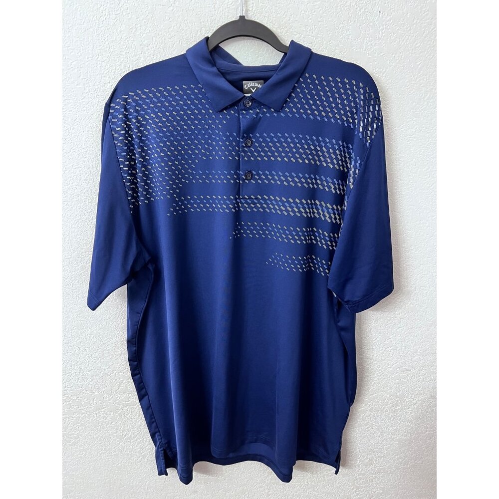 Callaway Opti dry blue golf polo mens size XL